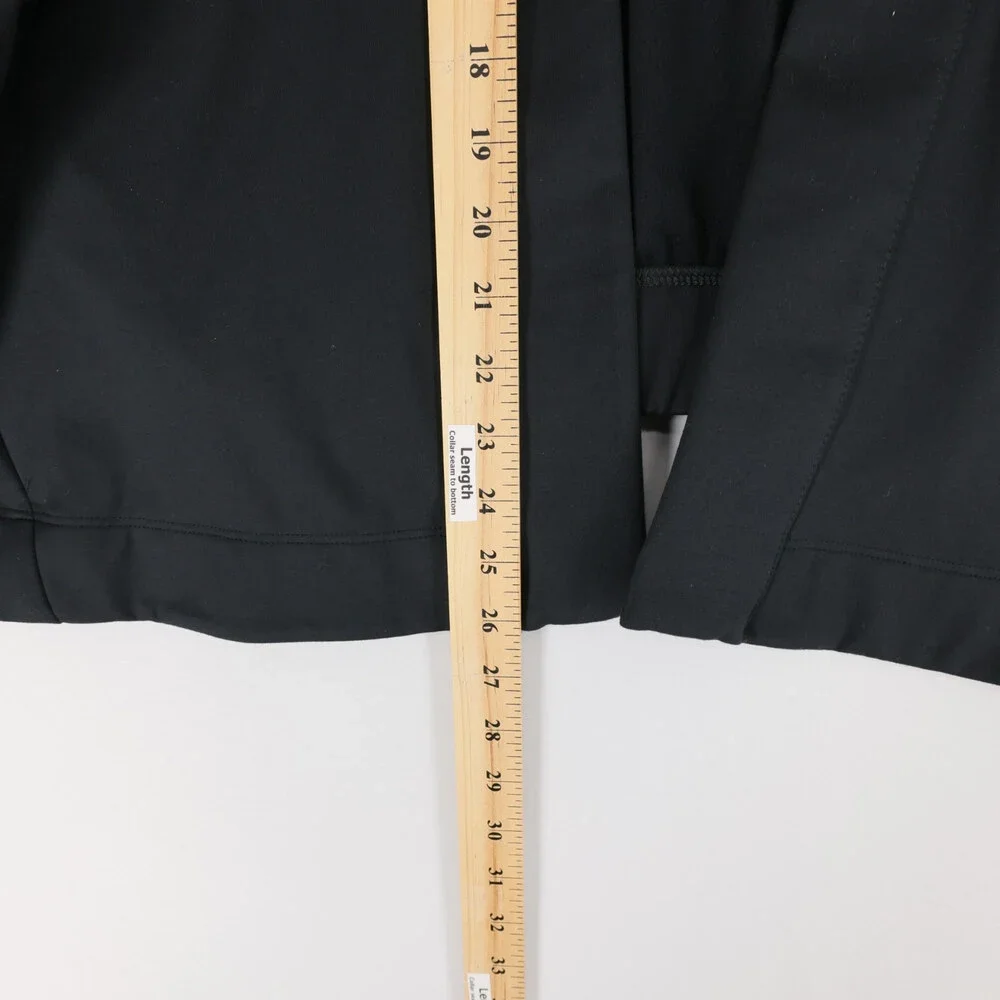 Nike Zenvy Cardigan Womens XL Black Dri FIT Open Front Oversized Athletic